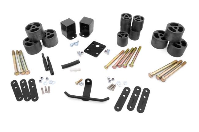 Jeep Wrangler Suspension Lift Kit - Rough Country - 2 Inch Body Lift Kit - '87-'95